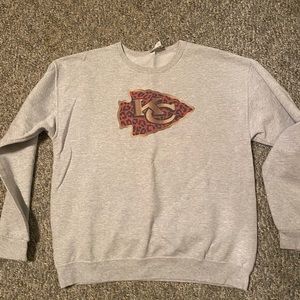 KC Chiefs Crewheck Sweatshirt - Size L